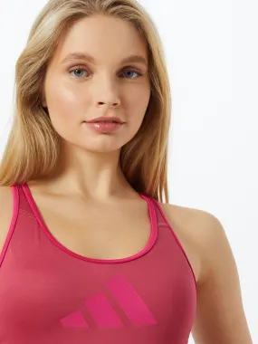 ADIDAS PERFORMANCE Bustier Sport-BH 'Don't Rest' in Hellpink, Dunkelpink