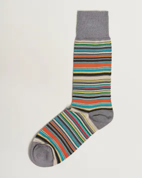 Multistripe Socks Grey
