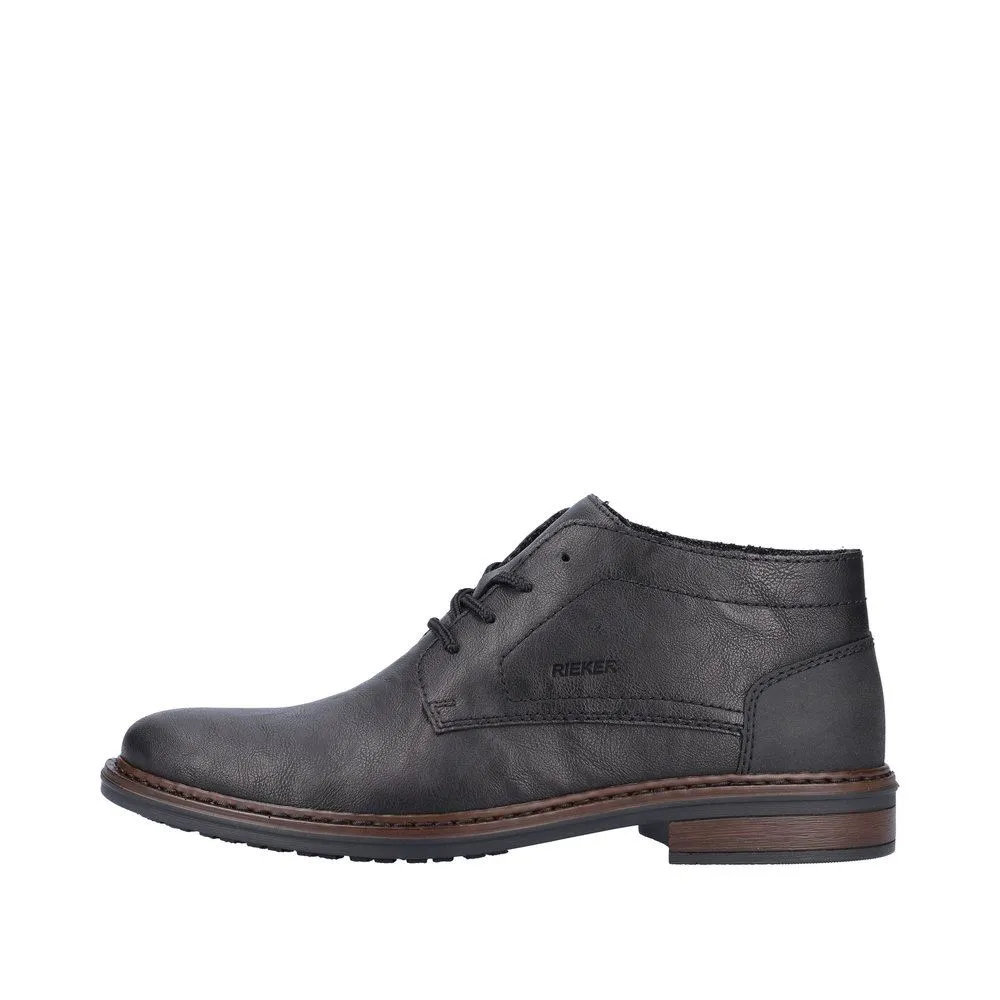 Rieker Antistress Herren Schnürstiefel Extraweite schwarz S23 17604-00