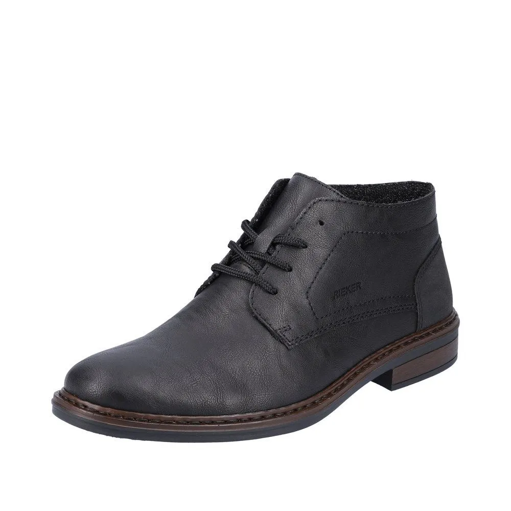 Rieker Antistress Herren Schnürstiefel Extraweite schwarz S23 17604-00