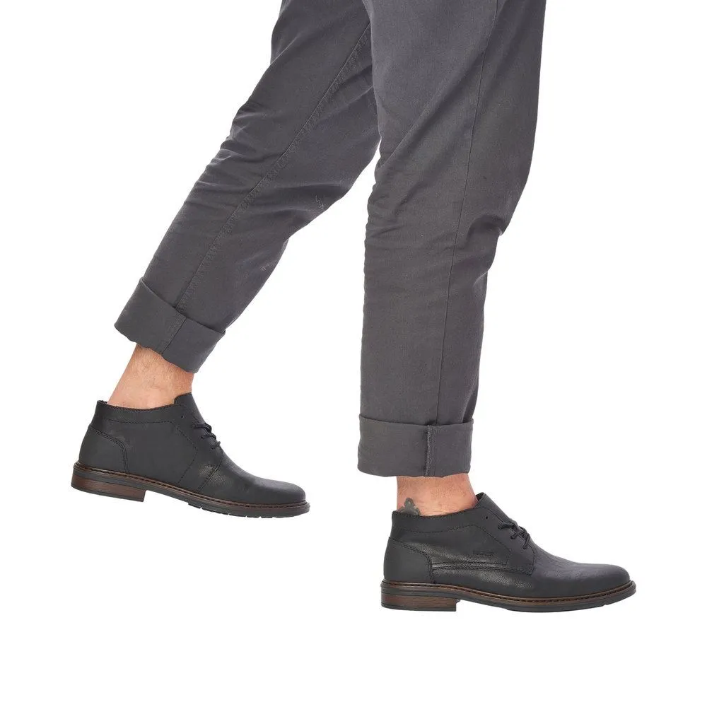 Rieker Antistress Herren Schnürstiefel Extraweite schwarz S23 17604-00