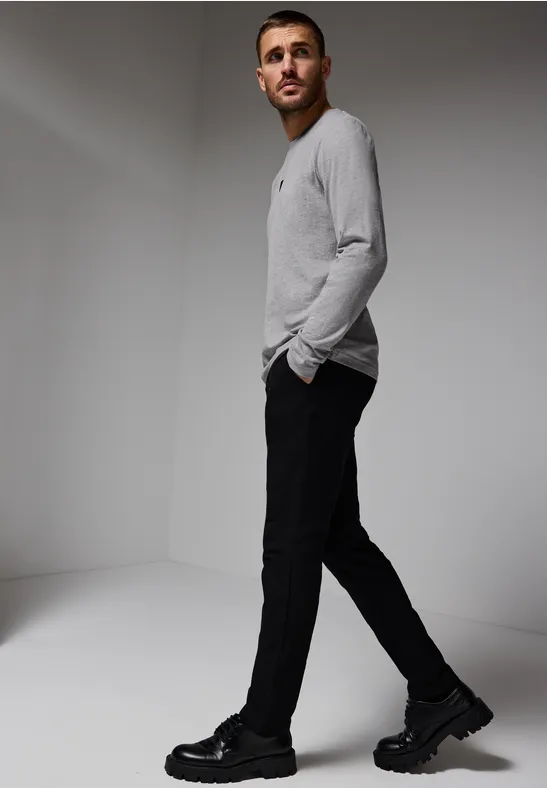 Street One MEN Langarmshirt mit Print 