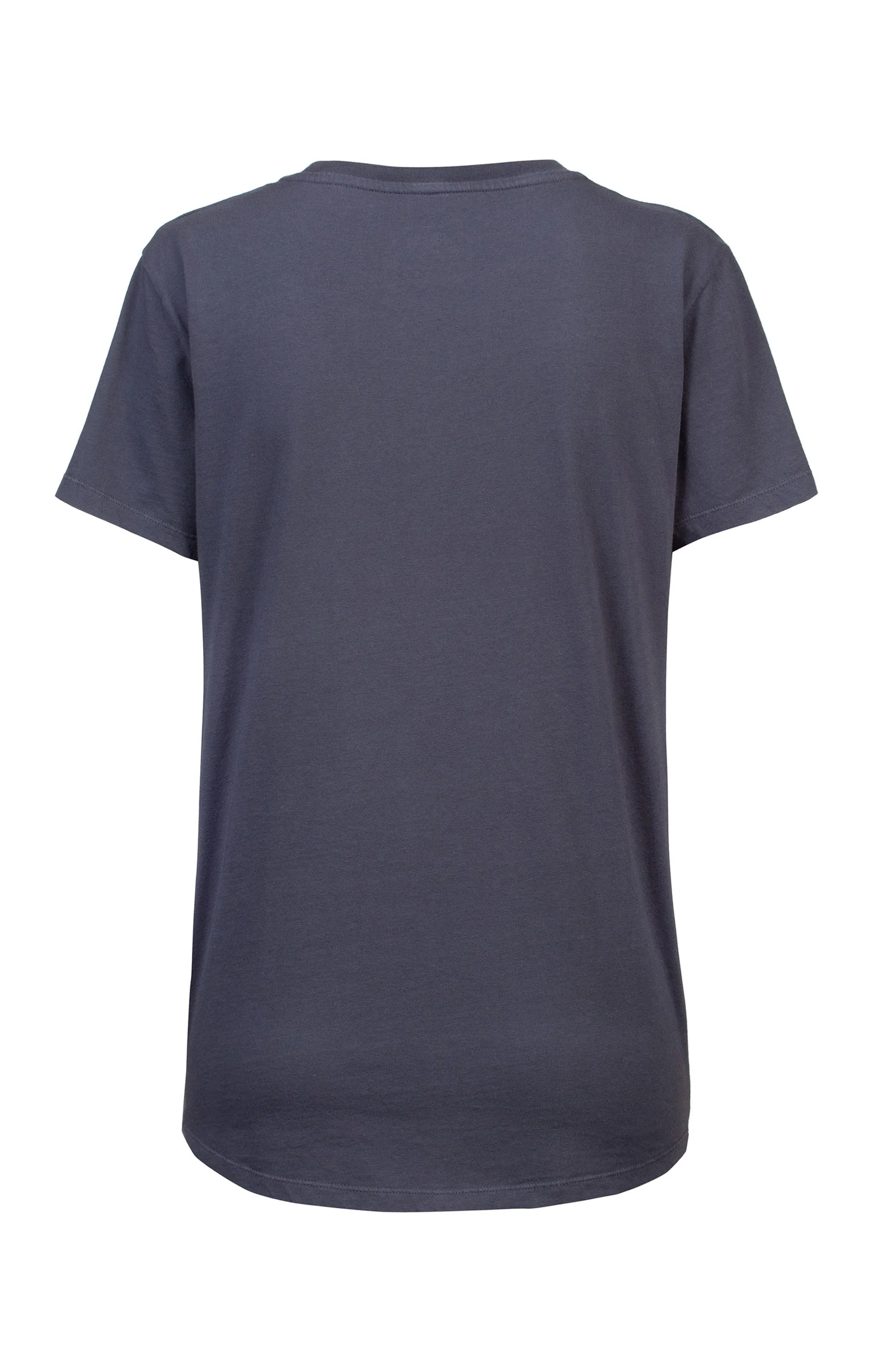 Vintage Cotton Loose T-Shirt OK Bio Baumwolle - grau